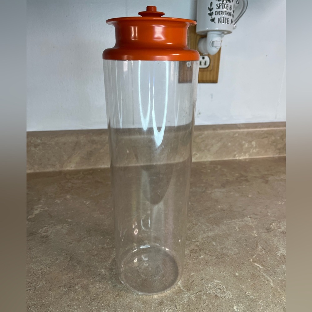 Vintage Acrylic Tupperware Spaghetti Keeper